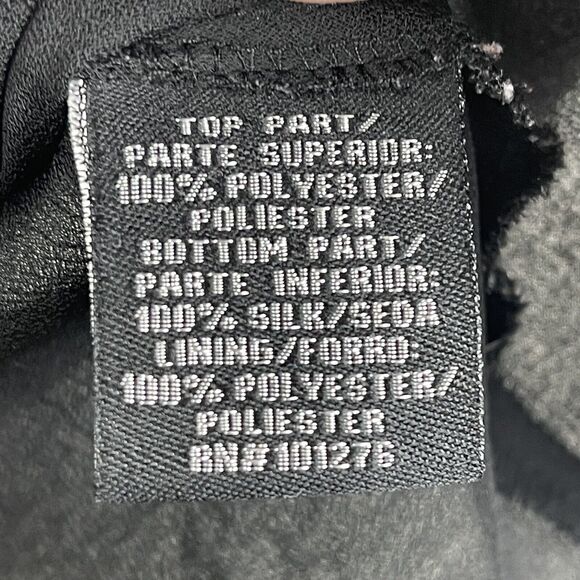 ECI New York Womens Top Sz 14 Black Silk lace Whimsygoth Witchy Fairy Grunge - Picture 6 of 9